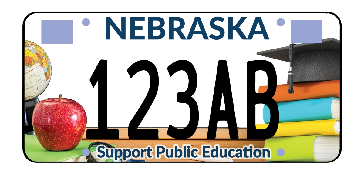 Support Public Education License Plate NSEA